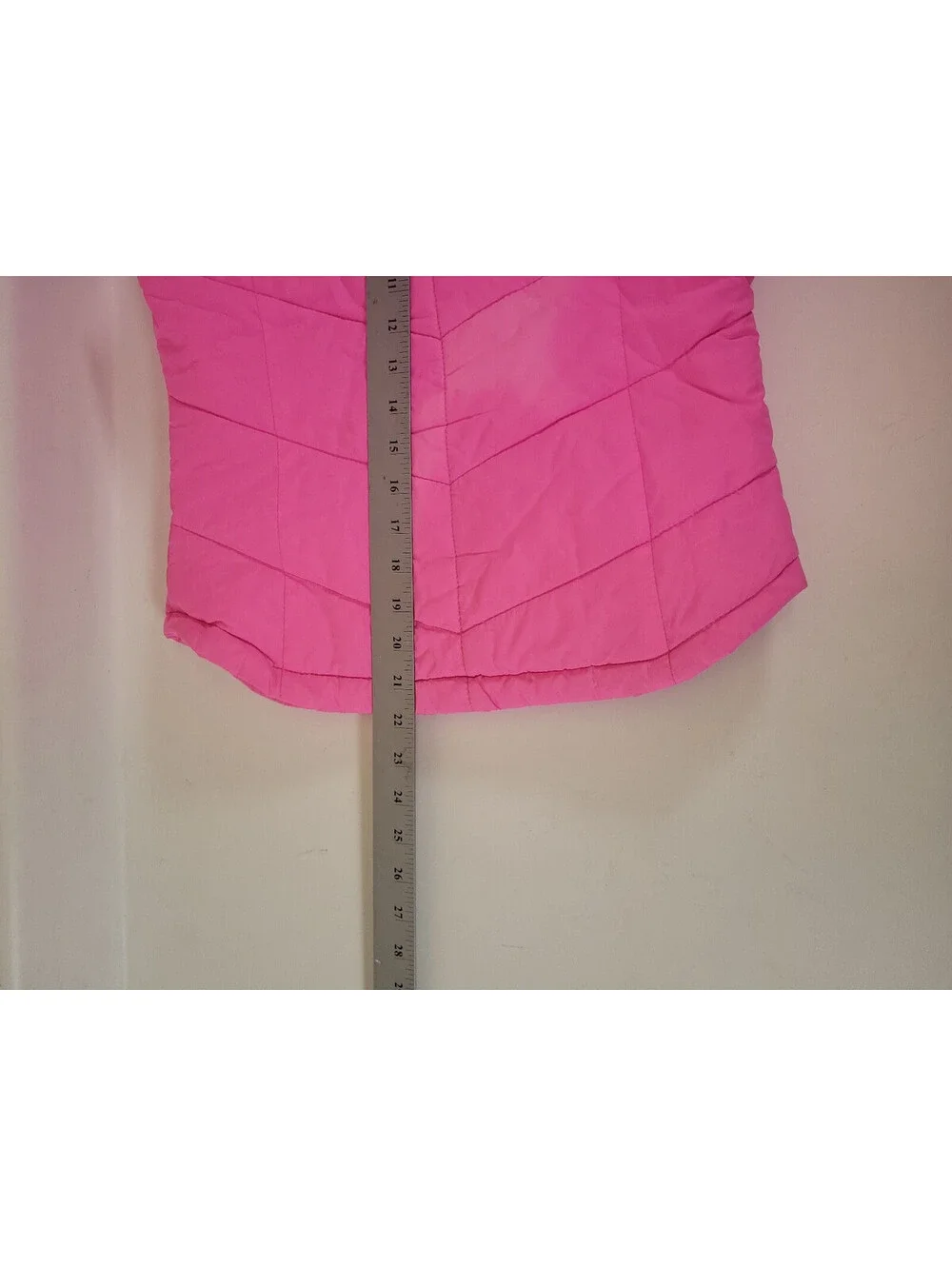 Women’s Pink and Yellow Aeropostale puffer vest size small